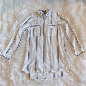 Stripped Ribbed Mini Dress